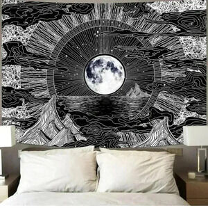 Redclaw Conjure Wall Tapestry Hanging Abstract Cloud Moon - 59" x 51"